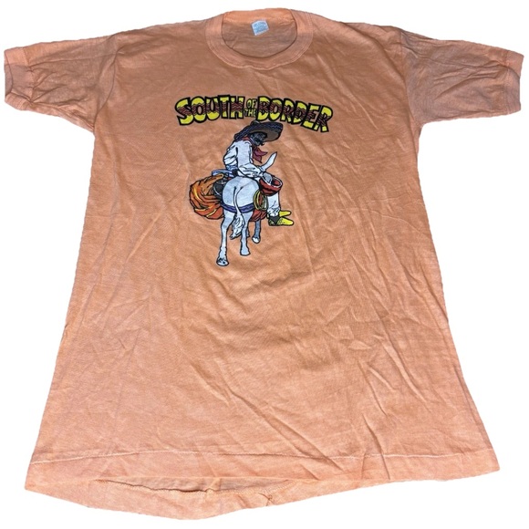 Vintage 80s South Of The Border Donkey Mule T-Shirt Soft Thin - Picture 1 of 9